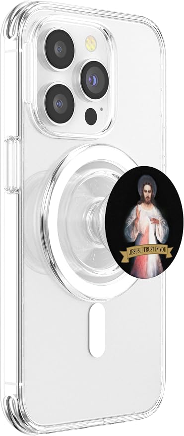 Divine Mercy Jesus I Trust in You PopSockets Adhesive PopGrip