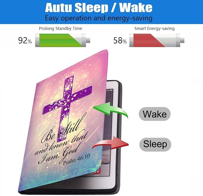 Case for iPad 6th/5th Generation (2018 2017 Model 9.7 Inch) iPad Air 2/Air 1 (9.7 Inch) Slim PU Leather Stand Folio Cover with Auto Wake Sleep African Woman Wolf
