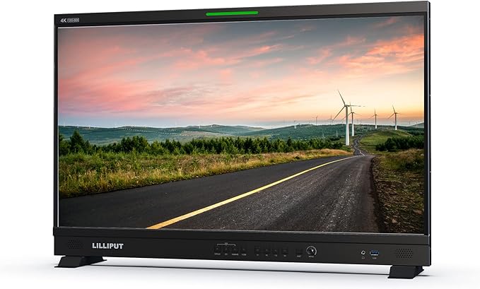 LILLIPUT Q28-VBP 28" 12G-SDI 12G-SDI and 4K HDMI 2.0 Professional Production Studio Monitor (V Mount) Quad-Split Multiview Display HDR and 3D-LUT Support