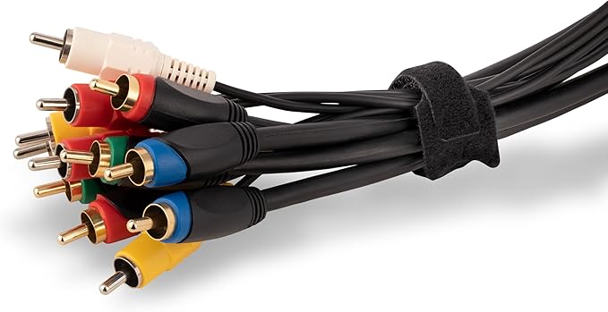 StarTech.com 6in Hook and Loop Cable Ties - 50 Pack - Black - Reusable Cable Straps - Adjustable and Flexible - Cord Organizer Tie/Wraps for Cable Management - Wire Loop Ties (B506I-HOOK-LOOP-TIES)