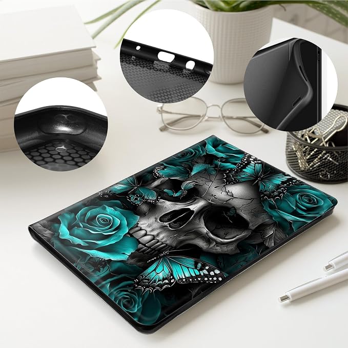 Case for All-New 7 Kindle Paperwhite 12th Gen 2024 &amp Kindle Colorsoft Signature EditionPU Leather Cover with Auto Sleep Wake FeatureAmerican Flag Eagle