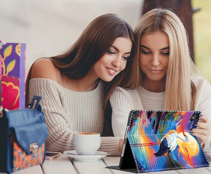 Case for New iPad (A16) 11th Generation 11 Inch 2025 for iPad 10th Generation 10.9 2022 Multi-Angle Smart Stand Cover Auto Sleep/Wake Halloween Panda Wizard and Pumpkin