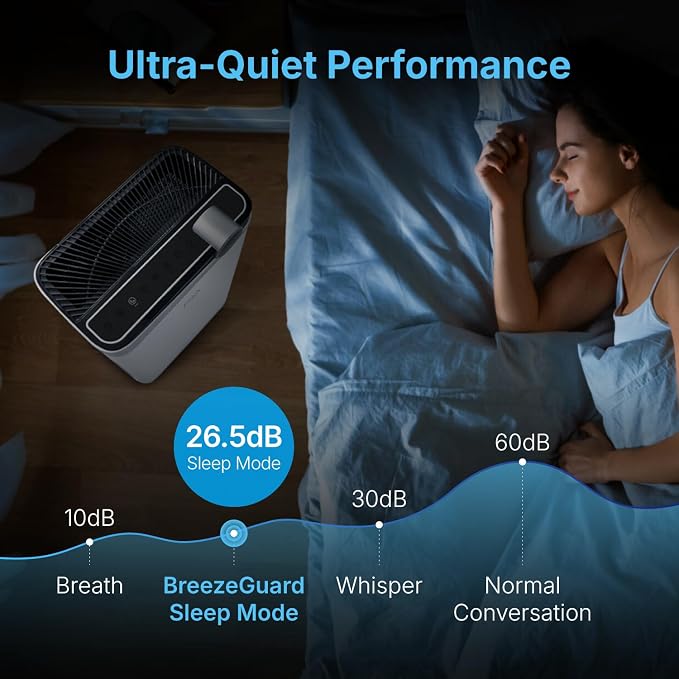 RIA Smart Air Purifier BreezeGuard 2-in-1