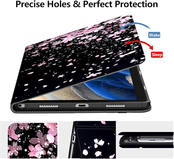 Case for Amazon Fire 7 Tablet 2019/2017 Release 9th/7th Generation PU Leather Smart Protective Cover with Auto Sleep/Wake for Fire 7 2019Beautiful Sunset