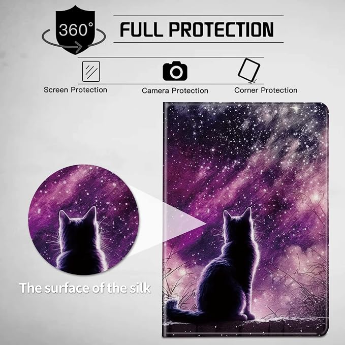 for Samsung Galaxy Tab S6 Lite Case 2022/2020 Release with Adjustable Stand &amp Auto Wake/Sleep Feature Smart Protect Cover Case for Samsung Tab S6 Lite 10.4 inch - American Flag