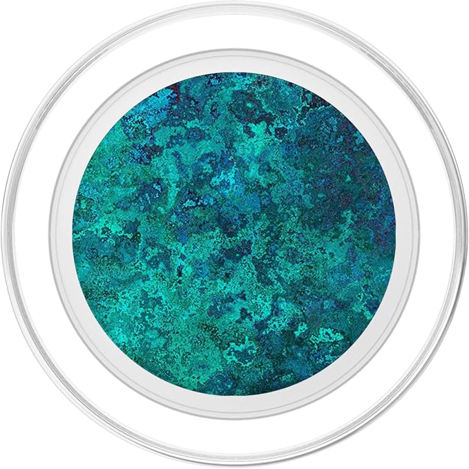 Teal Green Blue Turquoise Abstract Art PopSockets Adhesive PopGrip