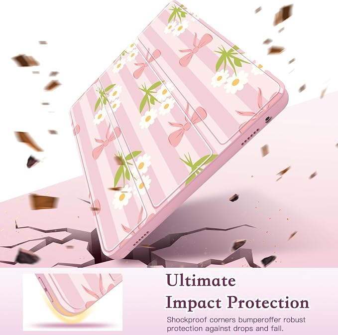 CISSOOK Compatible with iPad 9th/ 8th/ 7th Generation Case 10.2 Inch (2021/2020/2019 Release) Protective Shell with Pencil Holder Astronaut