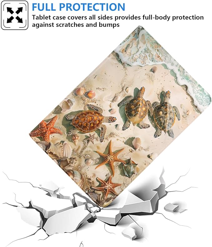 Case for Samsung Galaxy Tab S10 Plus 2024/ S9 Plus/ S9 FE Plus 5G 12.4 Inch 2023 Slim PU Leather Stand Folio Cover with Auto Wake Sleep Abstract Paint Dogs