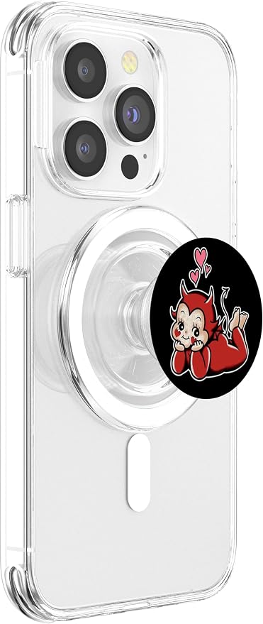 Kewpie Baby Devil Cupid Love Traditional Tattoo Flash PopSockets PopGrip for MagSafe