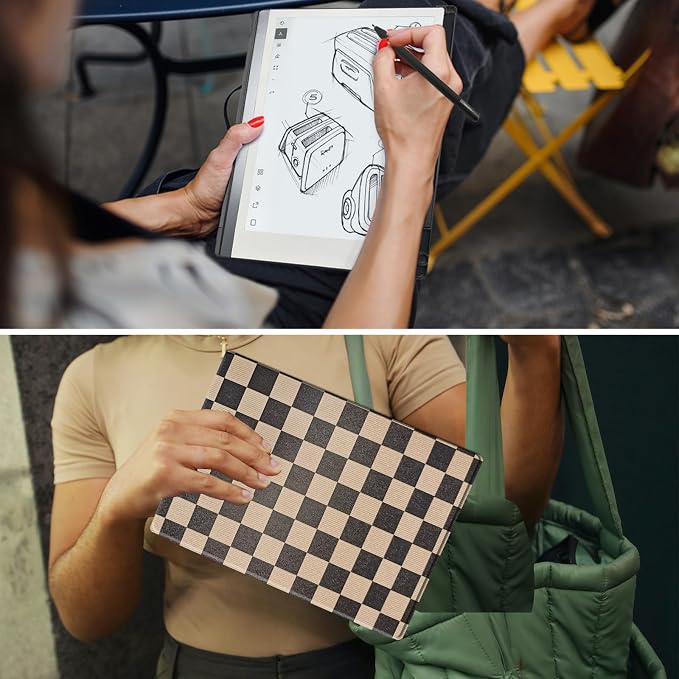 Case for Remarkable 2 Paper Tablet 10.3 2020 ReleasedLightweight and Hard Back Shell Protective Book Folio Cover with Built-in Pen HolderComes with Remarkable 2 Pen Tips.