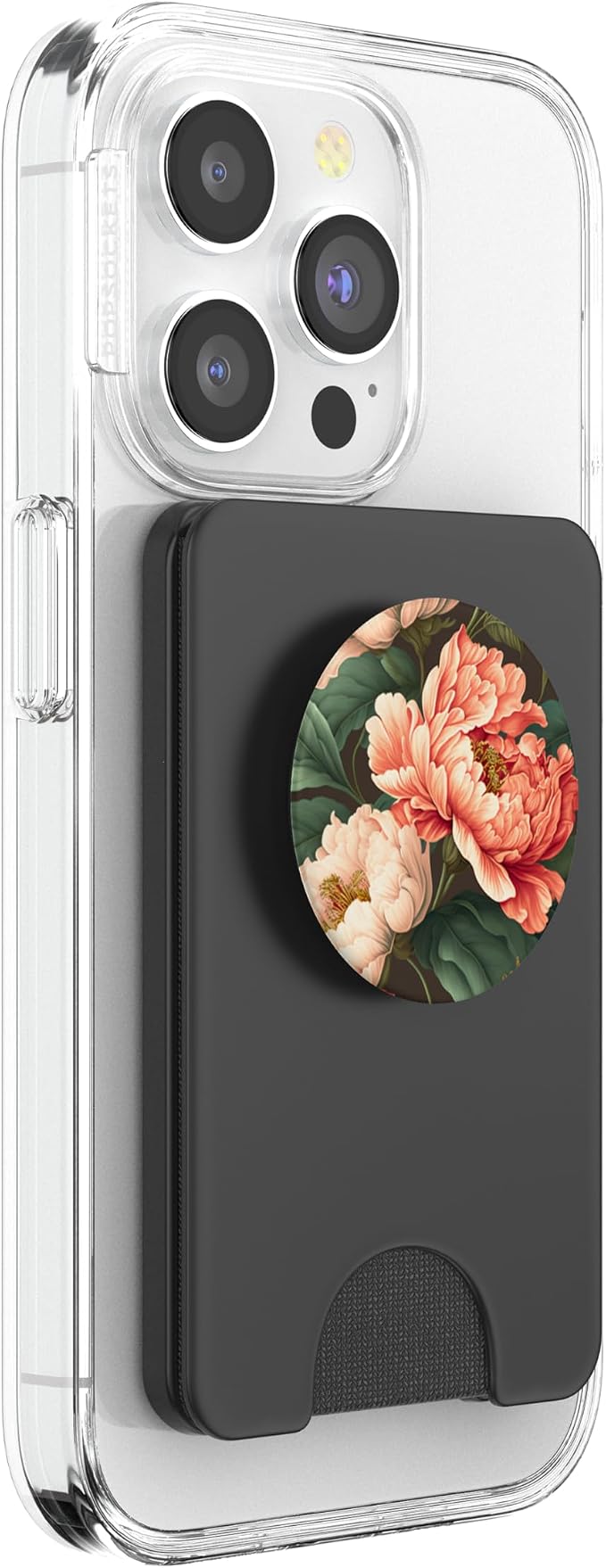 Vintage Peony Inspired Flower Plant Lover Funny gardening PopSockets Adhesive PopGrip