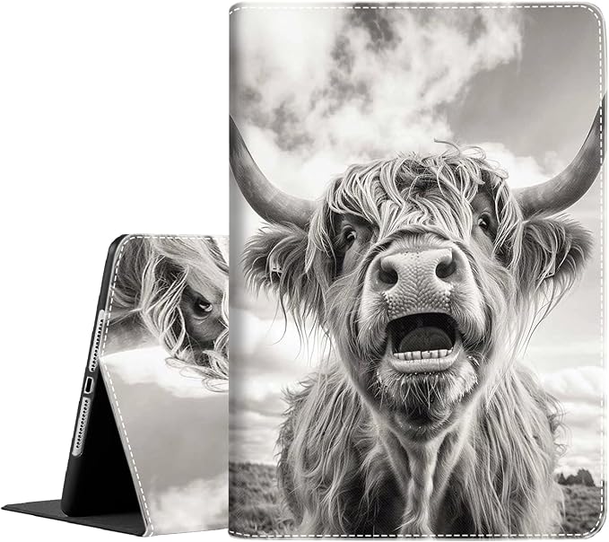 Case for iPad (A16) 11th Generation 11 Inch (2025) iPad 10th Generation 10.9 Inch (2022)，Slim Fit Foldable Standing Cover Case with Auto Sleep/Wake Retro Moth