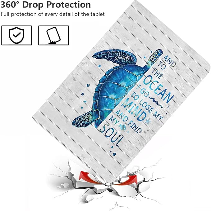 Case for iPad (A16) 11th Generation 11 Inch 2025 iPad 10th Generation 10.9 Inch 2022 Slim PU Leather Folio Smart Cover with Stand &amp Auto Wake/Sleep Bible Verse Psalm 46:10