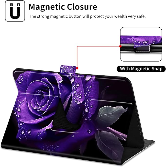 for Google Pixel Tablet Case 2023 Universal Tablet CaseSlim PU Leather Multi-Angle Viewing Cover with 360 Degree Rotatable Kickstand forPixel Tablet 2023 11-inchBlue Wolf