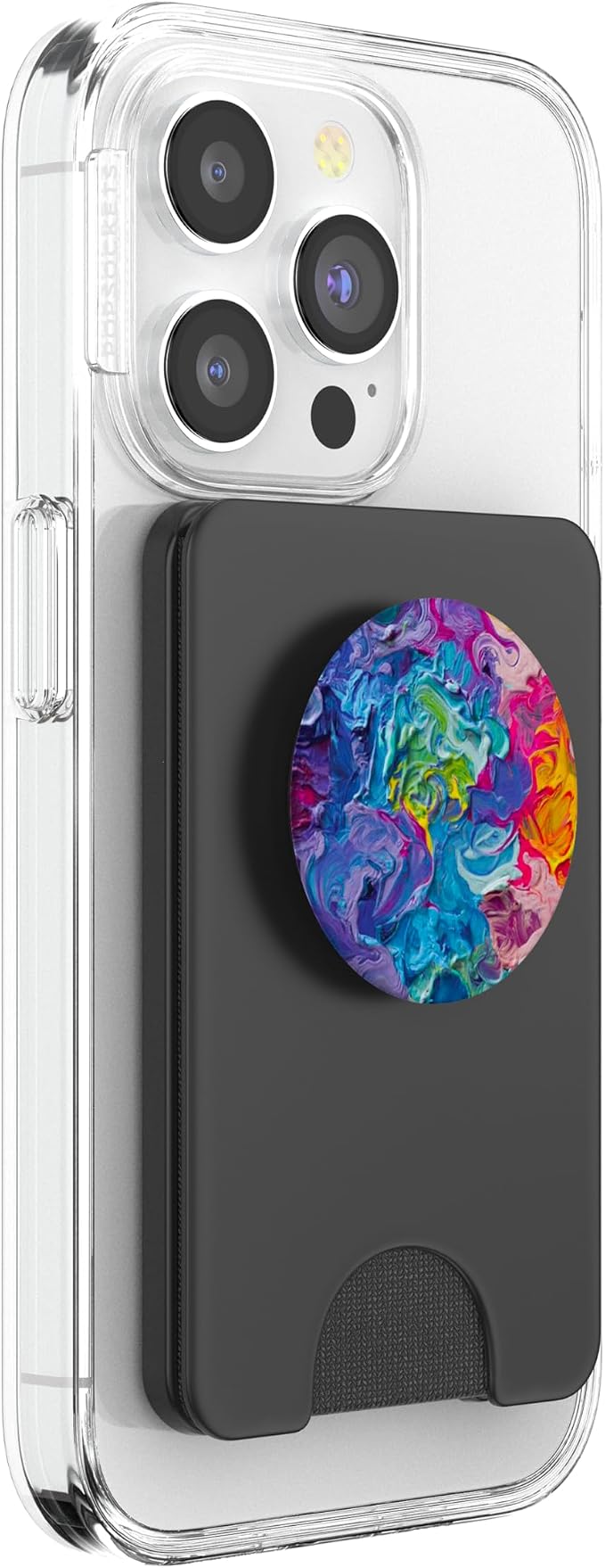 Artist Palette Paint Abstract Bright Colors Design PopSockets Adhesive PopGrip