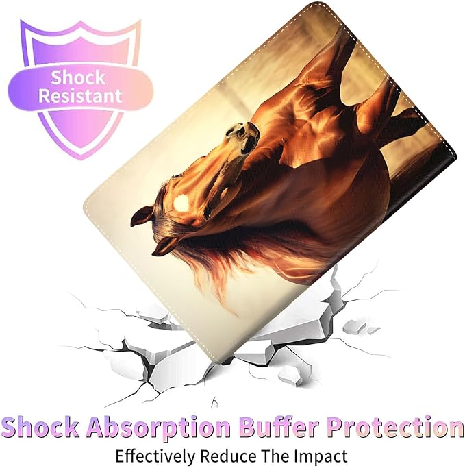 Case for Samsung Galaxy Tab S10 FE Plus 5G Multi-Angle Stand Smart Cover Shockproof with Auto Wake/Sleep for Galaxy Tab S10 FE+ 13.1 Inch (SM-X620/SM-X626B) 2025 Magic Mushrooms Fungus