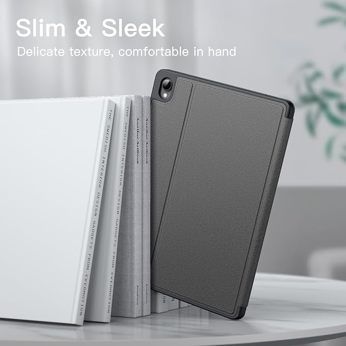 JETech Folio Case for Samsung Galaxy Tab S11 Black | Multi-Angle Stand Cover S Pen Holder Slim Protective Cover Auto Wake/Sleep