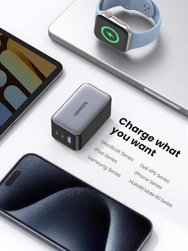UGREEN 65W USB-C Charger with 100W USB-C Cable Bundle