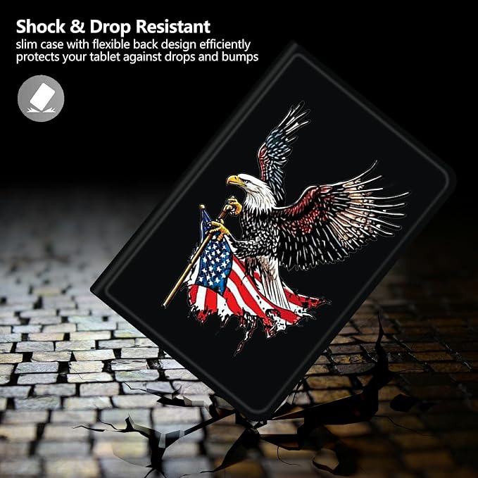 Case for Amazon Fire 7 Tablet 2019/2017 Release 9th/7th Generation PU Leather Smart Protective Cover with Auto Sleep/Wake for Fire 7 2019Beautiful Sunset