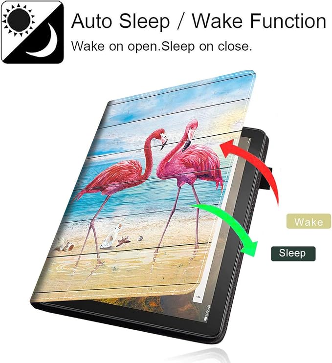 Case for All-New Amazon Fire Max 11 Tablet (13th Generation 2023 Release) Multi-Angle Stand Smart Protective Cover with Auto Wake/Sleep Flamingo