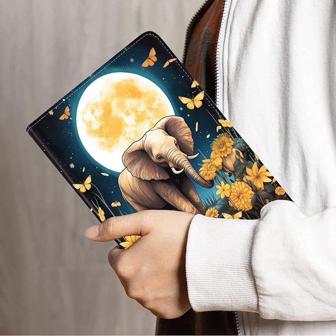 Case for Samsung Galaxy Tab S10 Lite/ S10 FE/ S9 FE 5G 10.9 Inch/ S9 11 Inch - Slim PU Leather Folding Stand Folio Cover with Auto Sleep/Wake - African American Girl