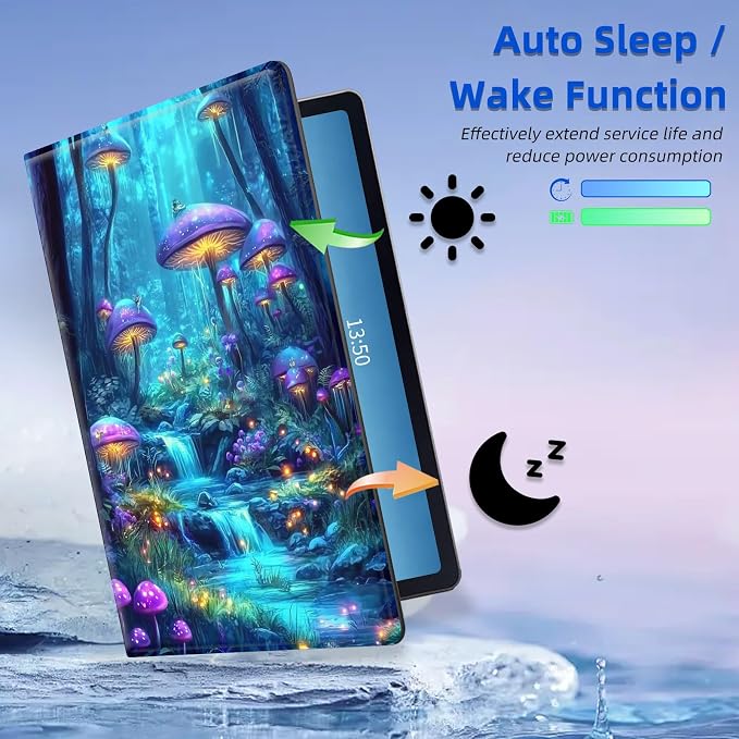 for Amazon Fire Max 11 2023 Release Table Case 11'' Rotating Auto Wake Sleep Leather Table Case for Amazon Fire Max 11 2023 Release Stand Bird Flowers Design for Woman Man