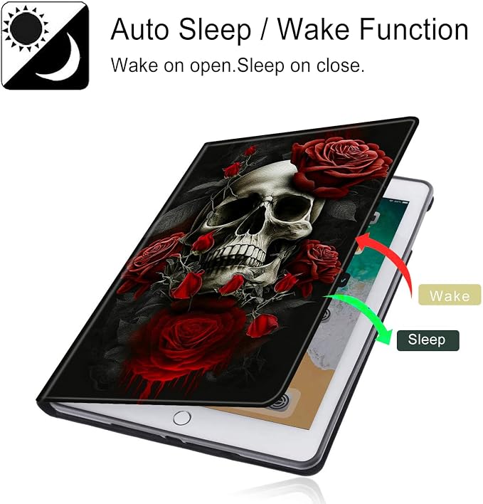 for All-New Fire HD 10 Tablet Case (13th Generation 10.1 inch 2023 Release) with Adjustable Stand &amp Auto Wake/Sleep Feature Smart Protect Cover Case - American Flag