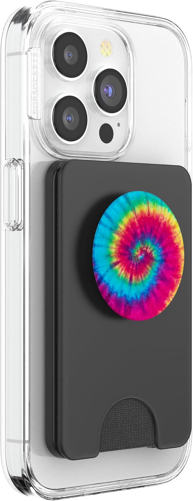 CJ Grips Tie Dye Rainbow Swirl PopSocket Adhesive PopGrip for iPhone 11