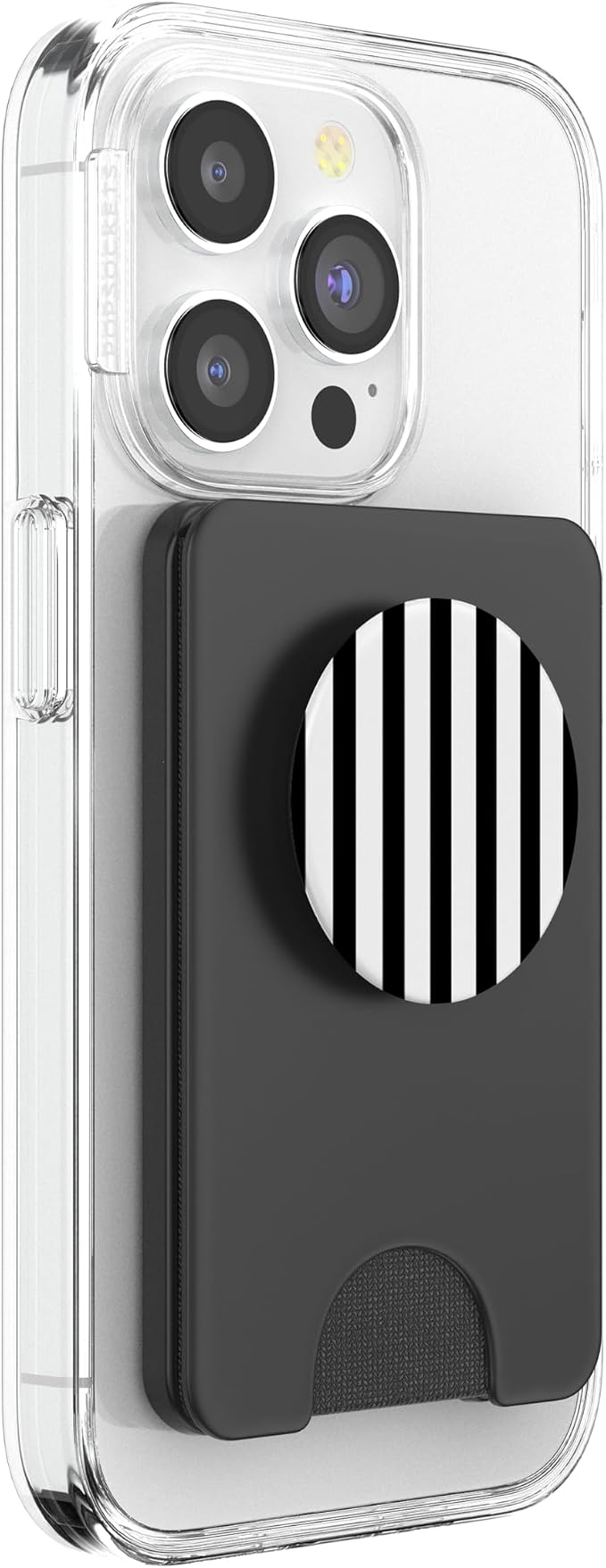 Black and White Stripes Pop Mount Socket Phone Grip PopSockets Adhesive PopGrip