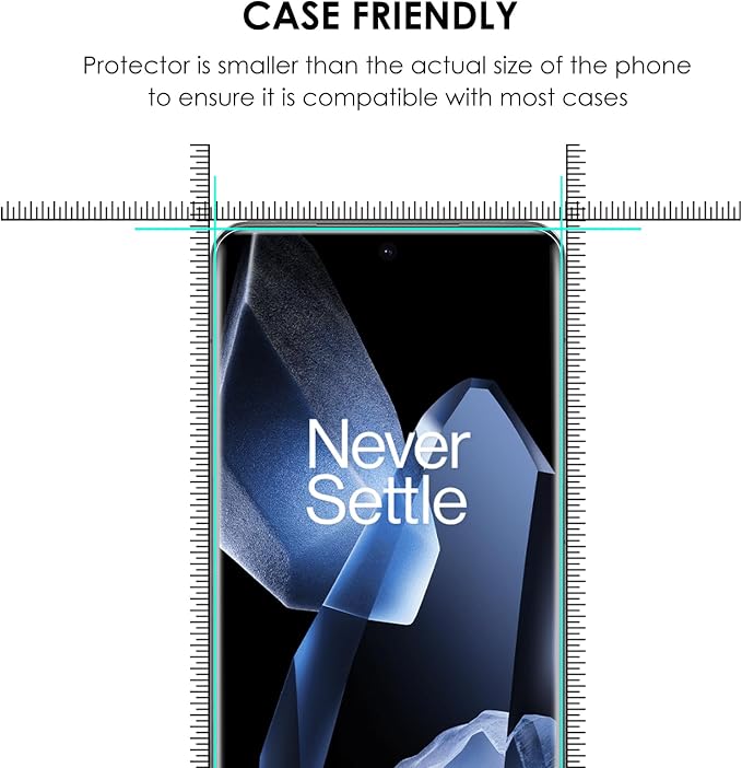 Screen Protector for OnePlus 13 [3 Pack] Tempered Glass UV Set 9H Hardness Scratch Resistant Sensitive Touch Full edge-to-edge coverage with a seamless fit