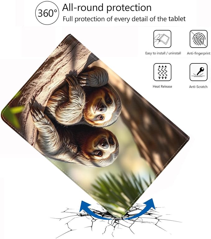 Case for iPad (A16) 11th Generation 11 Inch 2025 iPad 10th Generation 10.9 Inch 2022 Adjustable Stand Auto Wake/Sleep Smart Leather Case African American Black Girl