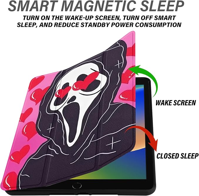 Compatible with iPad 10.2 inch Case 9th /8th /7th Generation Case (2021/2020/2019) Auto Sleep/Wake Cover Cute Abstract Aesthetic Preppy Women Girls-Black Bling Glitter Shiny Sparkly