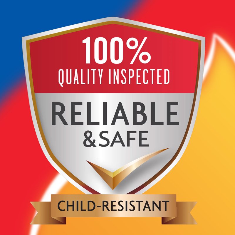 BIC Classic Maxi Pocket Lighter, Gray, 12-Pack (Packaging May Vary)