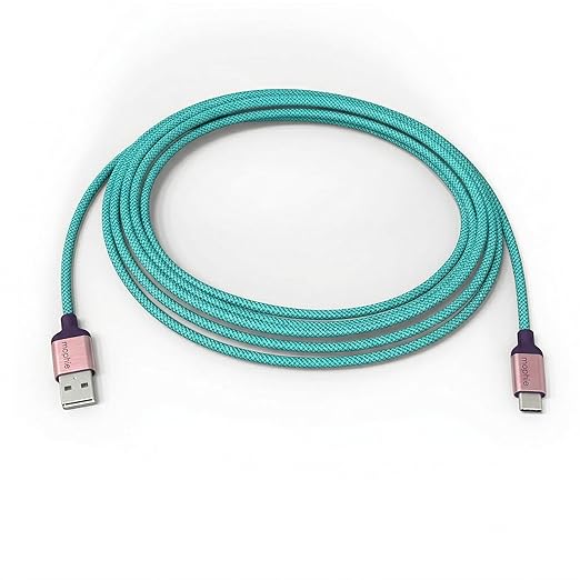 Mophie Charge Stream USB-C to USB-C 3m/10ft Cable - 60W Power Delivery Enduraflex Silicone Ultra-Durable Braided Design for Everyday Use