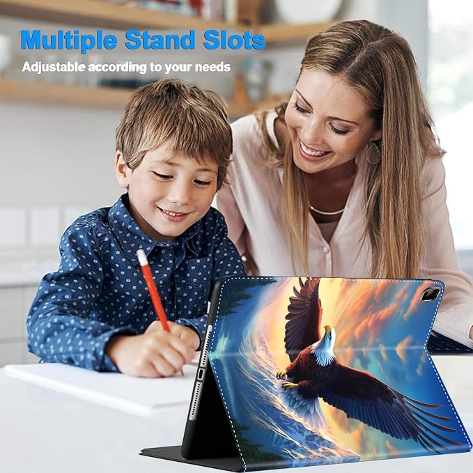 Case for iPad 11 inch (A16) 2025 for 10th Generation 10.9'' 2022 Durable Shockproof Protective Cover for iPad 11th/10 th Gen ，Blue Dragon