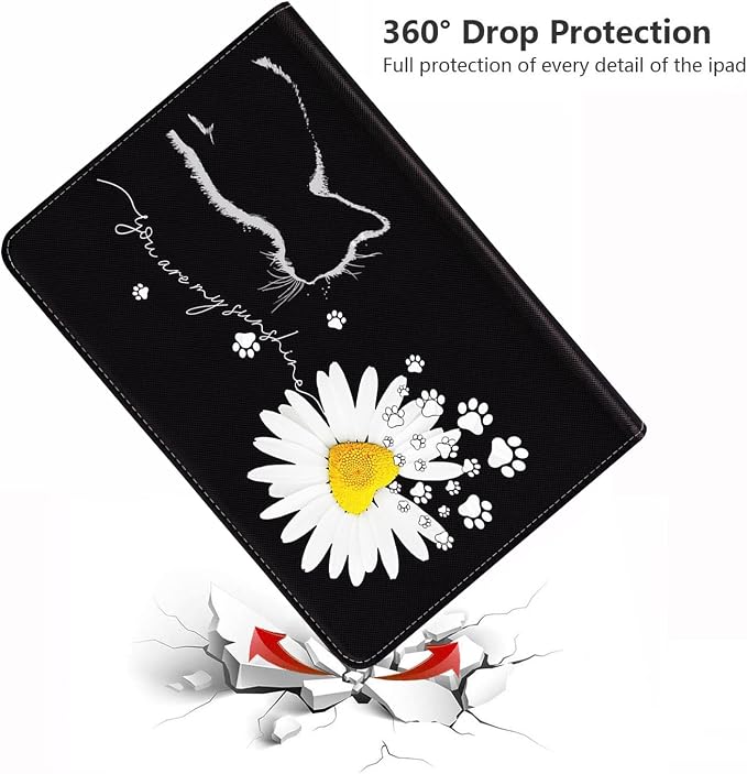 Case for Samsung Galaxy Tab A7 Lite 8.7 Inch 2021 Model (SM-T220/T225/T227) PU Leather Folio Case Smart Cover with Stand &amp Auto Wake Sleep Baseball