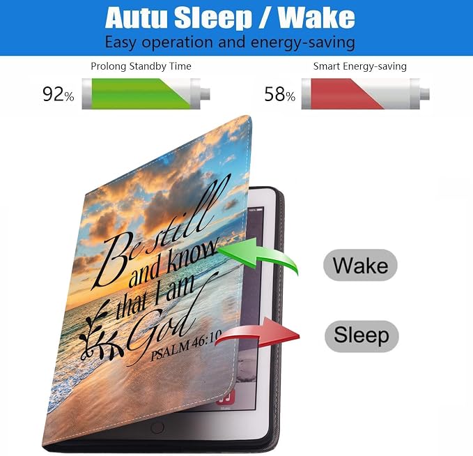 Case for iPad 6th/5th Generation (2018 2017 Model 9.7 Inch) iPad Air 2/Air 1 (9.7 Inch) Slim PU Leather Stand Folio Cover with Auto Wake Sleep African Woman Wolf