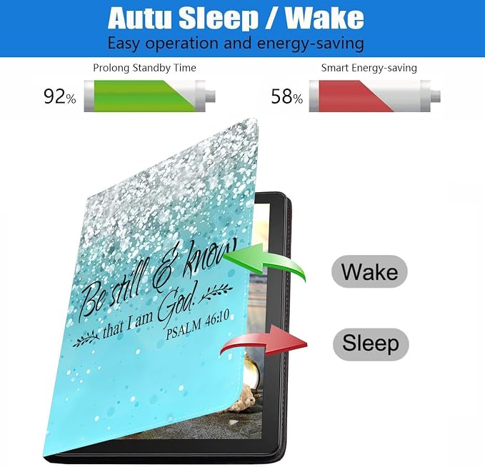 Case for Samsung Galaxy Tab S10 Lite 10.9/ S10 FE 10.9/ S9 FE 10.9/ S9 11 Slim PU Leather Stand Folio Cover with Auto Sleep Wake American Flag