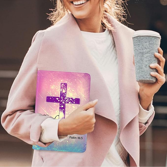 Case for Samsung Galaxy Tab A 10.1 Inch 2019 Tablet [SM-T510/T515/T517] Slim PU Leather Case Adjustable Stand with Auto Wake/Sleep - Bible Verse Proverbs 31:25