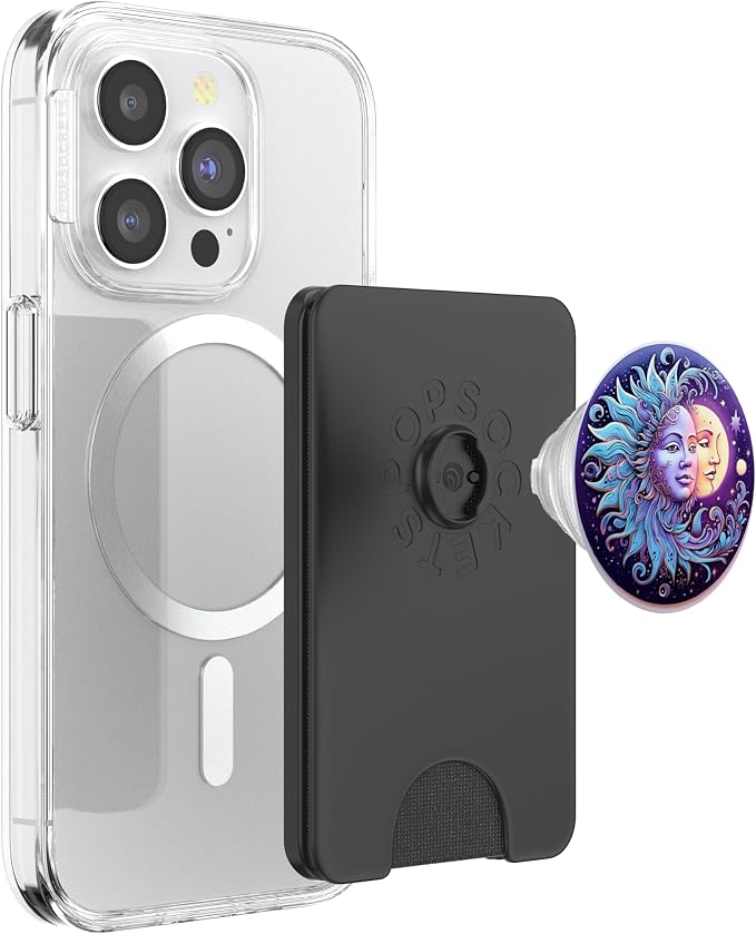 Sun and Moon Lover Astronomy Astrology Stargazer PopSockets PopGrip for MagSafe