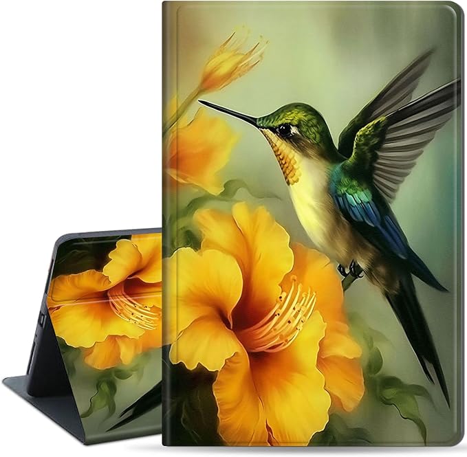 Case for iPad Air 11-inch (M4 2026 / M3 2025 / M2 2024) iPad Air 5th/4th Gen (2022/2020) 10.9 Slim PU Leather Folio Stand &amp Auto Sleep/Wake Protective Smart Cover Tree Fluorescent