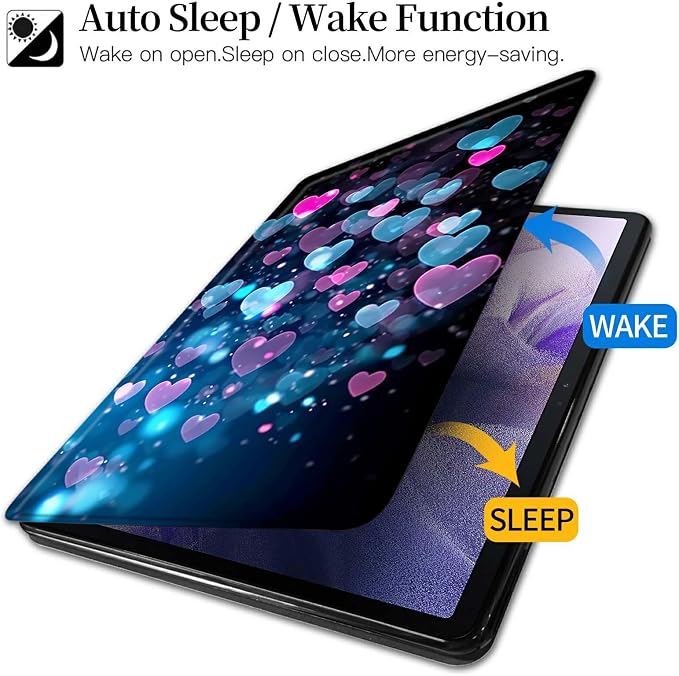 Case for Kindle Fire 7 Tablet (12th Generation 2022 Release) Baseball Theme 360 Degree Rotating Stand Protective Cover with Auto Sleep/Wake for Fire 7 2022 Tablet