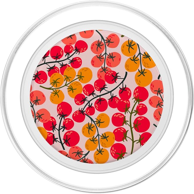 Cherry Tomato Tomatoes Girl Summer Vegetable PopSockets PopWallet for MagSafe