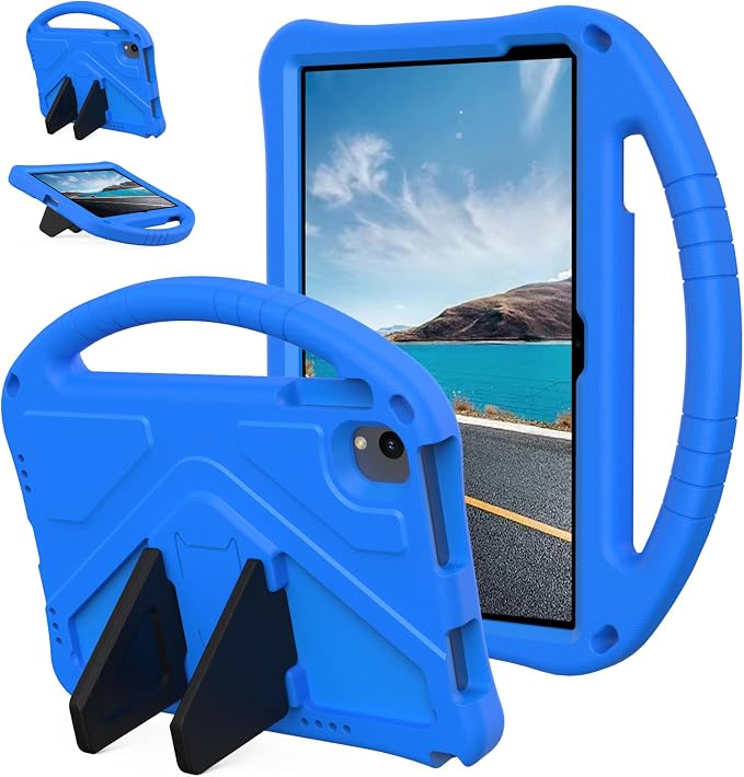 YRH for Urao C107 10.1 inch Tablet Case 2024 Kids EVA Shockproof Cover with Handle Kickstand for Urao Android Tablet 10.1'' (Black)