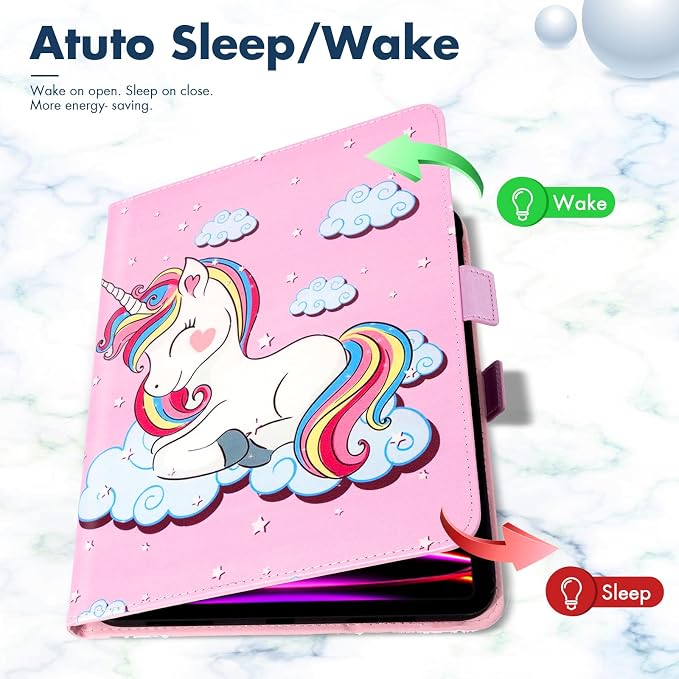 Dteck for iPad A16/10th Generation 10.9 Inch 2022 Case with Pencil HolderPremium PU Leather Folio Multiple Viewing Angles Stand Cover Auto Wake/Sleep Protective Tablet Cases for Women MenBookshelf