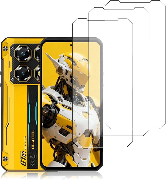 NOUKAJU [3pack] Screen Protector for Oukitel WP60 HD Tempered GlassScratch ResistantDurable and Drop-ProofTempered Glass Screen Protector for Oukitel WP60