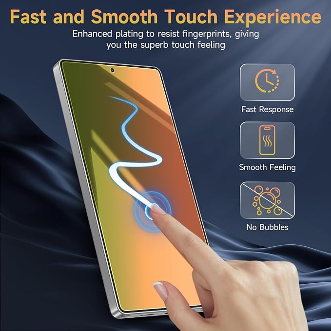 (2 Pack Compatible with iPhone 14 Pro Max Privacy Screen Protector Mirror 25 Degree Anti Spy Anti-Blue Light Red to Green Gradient with Easy Installation Kit No Air Bubbles