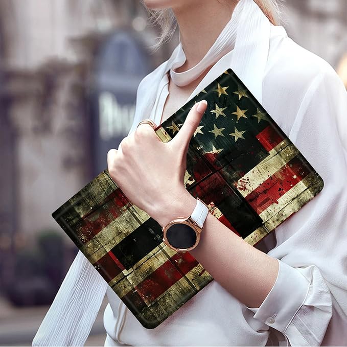 FUYOCWE for iPad Pro 13 Inch Case (M47th Generation2024 Model A2925A2926A3007)PU Leather Slim Folding Stand Case for iPad 13 7th GenAuto Sleep Wake Cover -A Dream Catcher Wolf