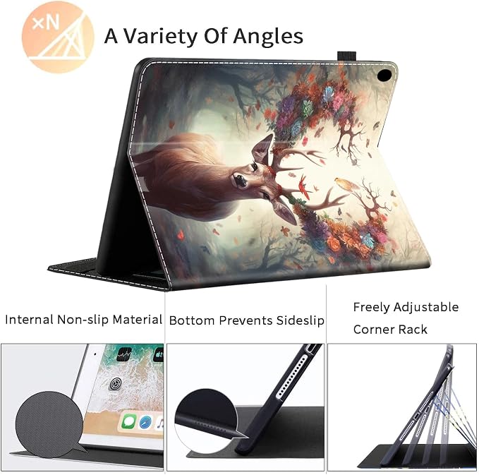 Case for 7 All-New Kindle Paperwhite 12th Gen 2024 &amp Kindle Colorsoft Signature Edition (2024 Release) PU Leather Folio Cover with Auto Wake/Sleep ，Blue Dragon