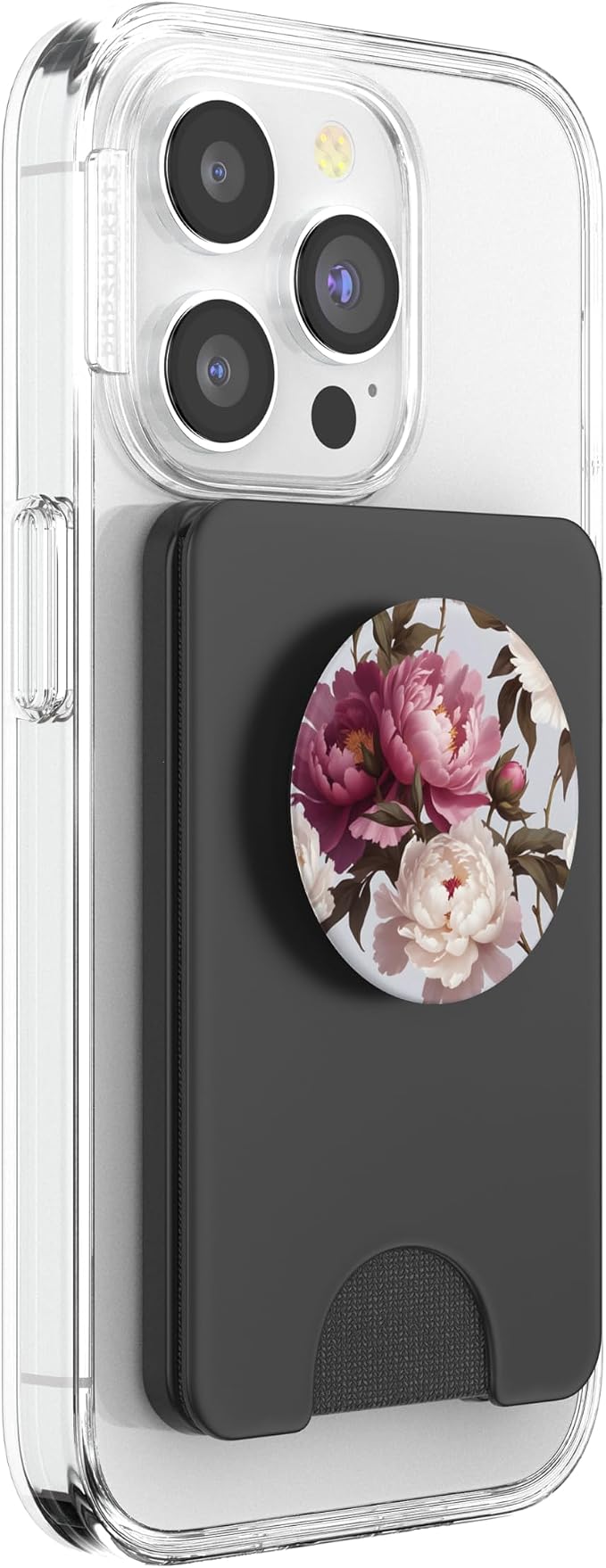 Purple Pink Flower Floral Pattern PopSockets Adhesive PopGrip